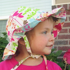 Ruffle Sun Hat Sewing Pattern PDF. Sizes 0-10 years. image 3