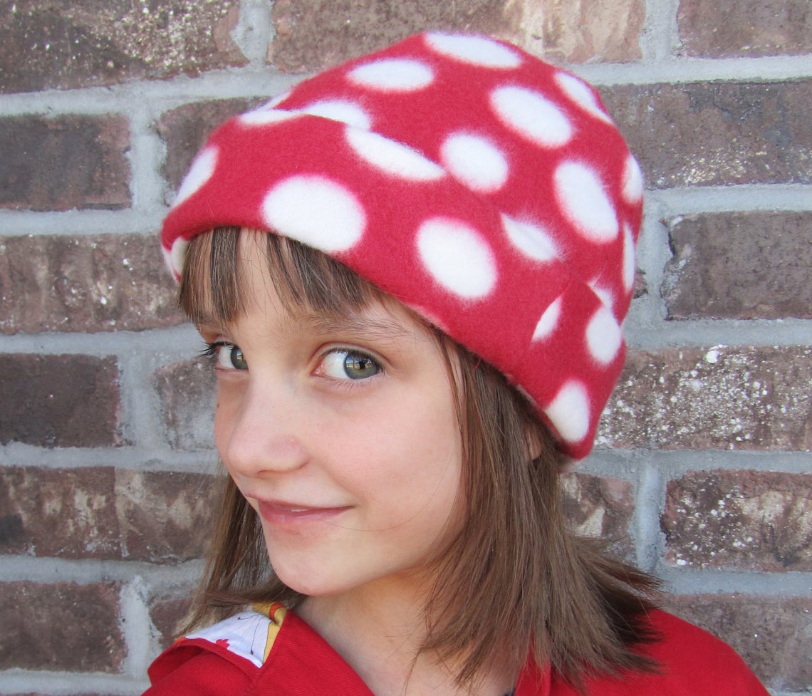 Winter Fleece Hat Sewing Pattern PDF. Child Sizes 010 Years Etsy