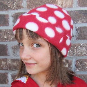 Winter Fleece Hat Sewing Pattern PDF. Child Sizes 0-10 years image 3