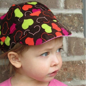 Newsboy Hat Sewing Pattern PDF. Sizes 0-adult. Unisex. Baby, Toddler, Child, Adult. Boy, Girl. image 4