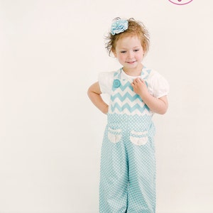 Patrón de costura PDF de pantalones cortos y monos MaliAll. Niño, Niña, bebé, shorts, pantalones. Tallas 0-4T