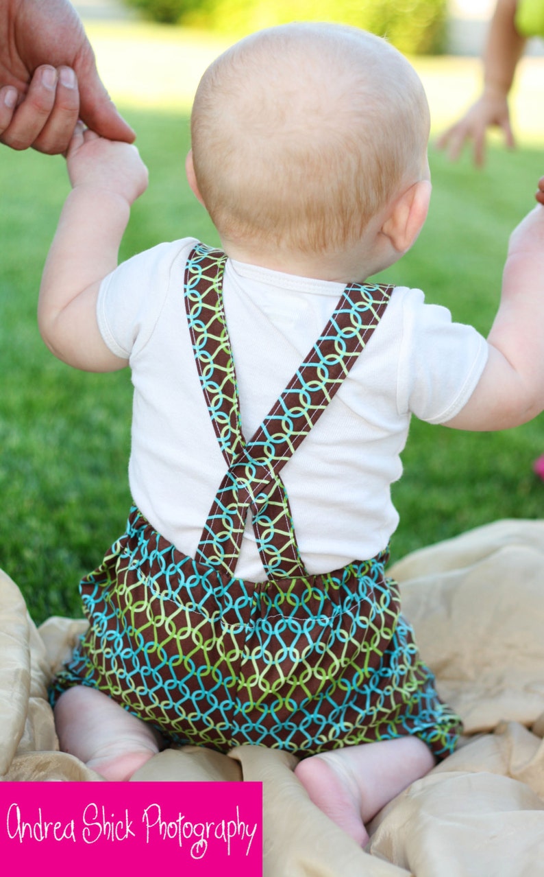 Pattern Bundle: Dapper Dudes and Dolls Suspender Shorts and Bow Tie PDF Sewing Patterns. image 3