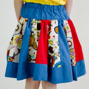 SALE Patchwork Circle Skirt PDF Sewing Pattern. Size 6 months-8 years image 4