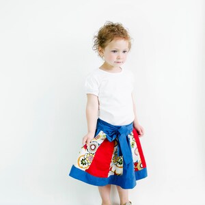 SALE Patchwork Circle Skirt PDF Sewing Pattern. Size 6 months-8 years image 5