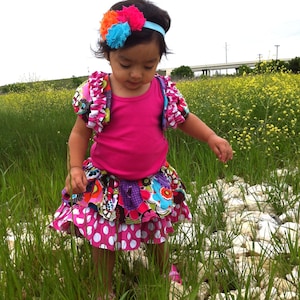 Sugar and Spice Bolero PDF Sewing Pattern.  Sizes Newborn-12