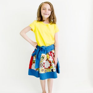 SALE Patchwork Circle Skirt PDF Sewing Pattern. Size 6 months-8 years image 2