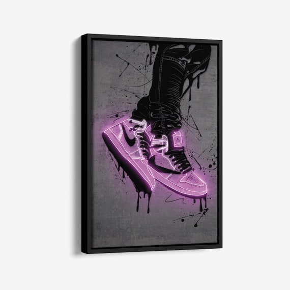 neon and pink jordans