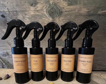 Chambre + Spray pour le linge | Formule non toxique | Assainisseur d'air | Parfum d'ambiance | Sans danger pour les animaux de compagnie