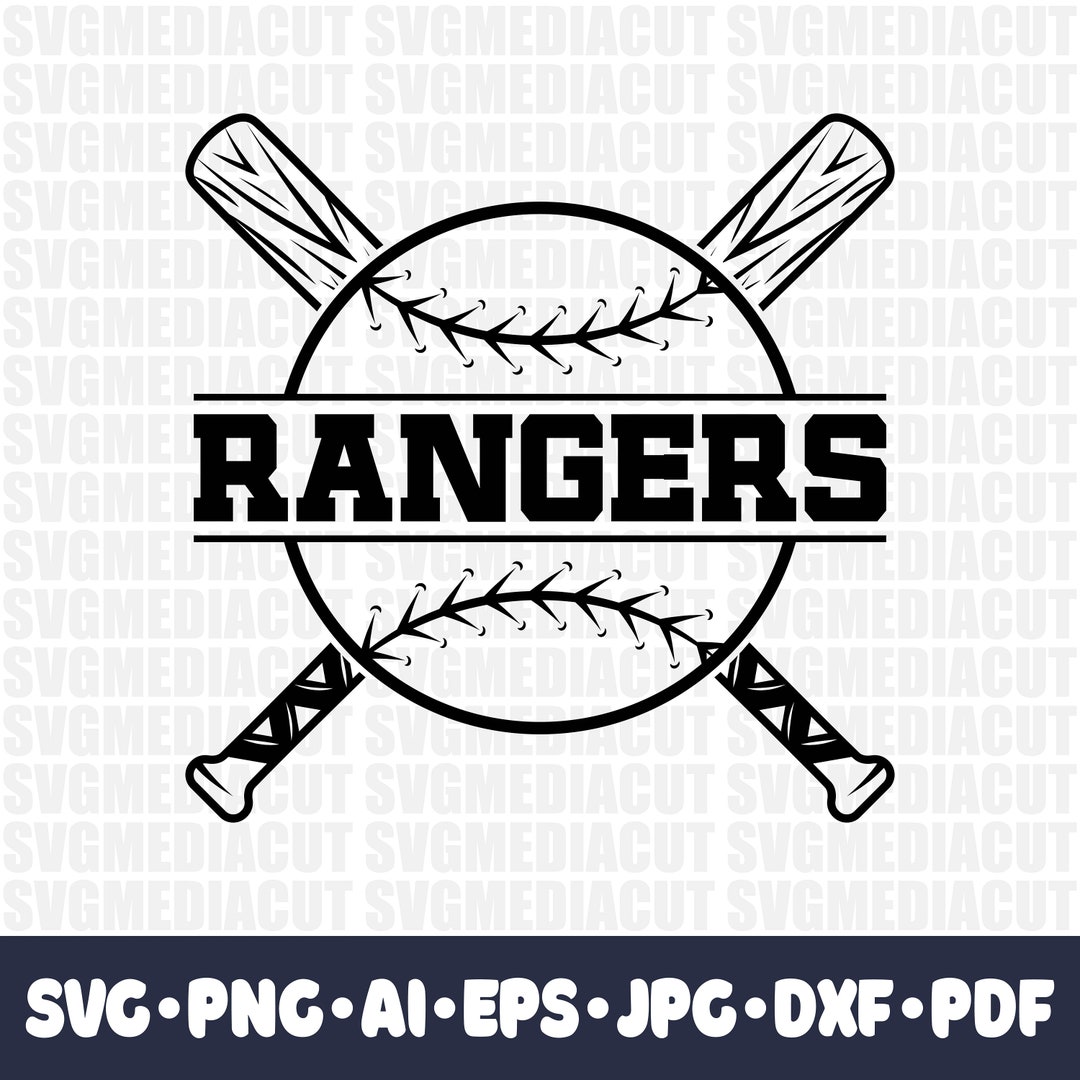 Rangers Baseball SVG Cricut Cut File Love Baseball Team PNG Clipart ...