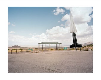 Original Fine Art Photograph / Print / Photography, Atomic Age, Landscape, Vintage, Road Trip, Americana Desert Minimalist Film