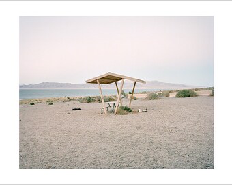 Photography Fine Art Photograph Print Landscape Art Original Mid Century Modern Vintage Americana Lake Minimalist Desert Atomic
