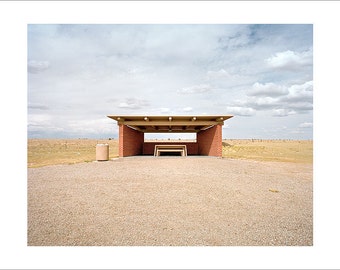 Original Fine Art Photograph / Print / Photography, Mid Century Modern, Landscape, Vintage, Road Trip, Americana Desert Minimalist Film
