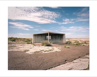 Original Fine Art Photography Print Photograph Modern Architecture Mid Century Desert Road Trip Americana Minimalist Film Arizona Brutalist