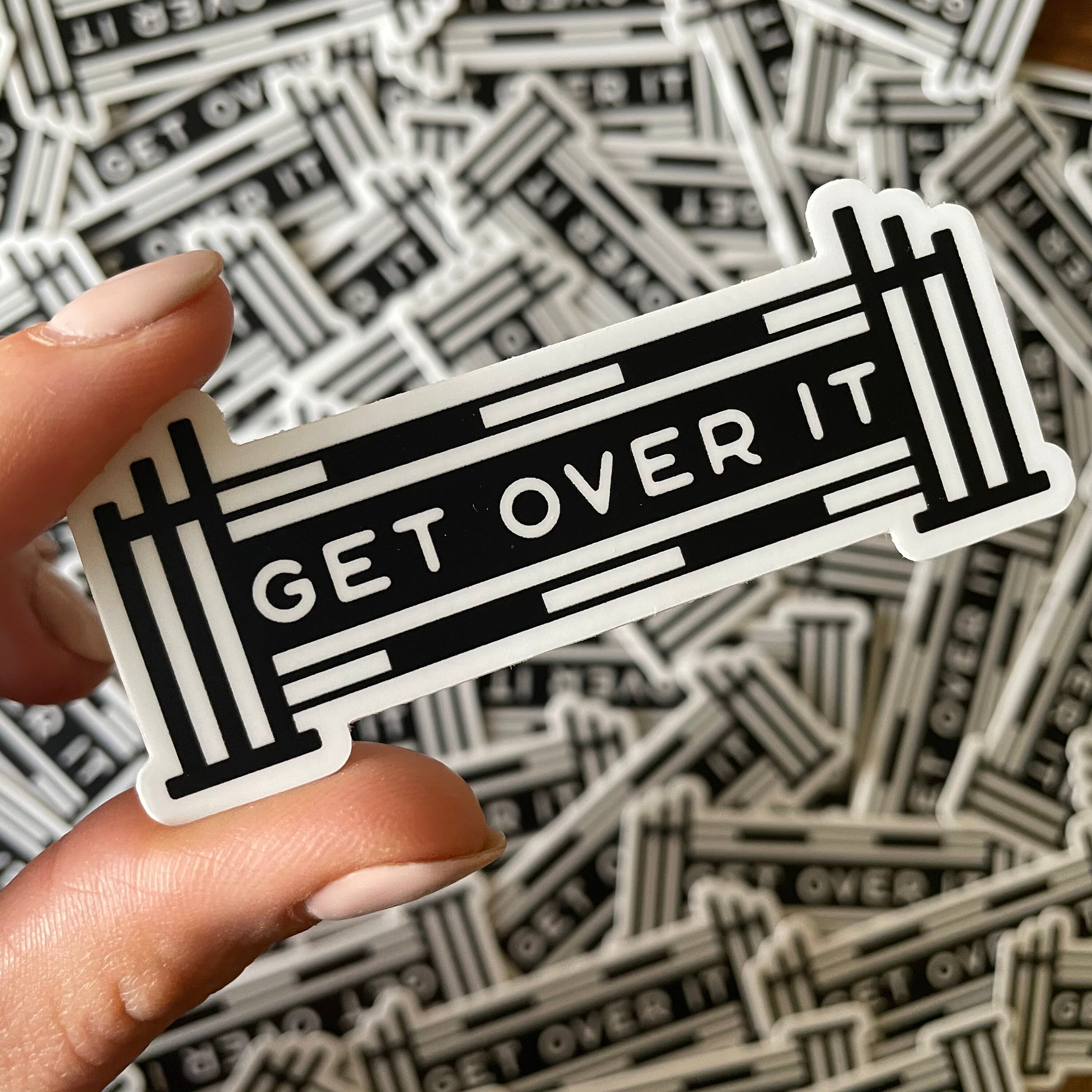 GET OVER IT Jump Sticker | Horse Jump Sticker - Equitation Sticker - …