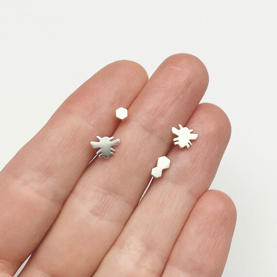 Mismatched Bee Studs