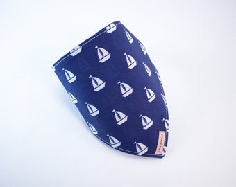 Dog Bandana • Nautical Sailboats