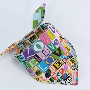 Dog Bandana • Love Graffiti