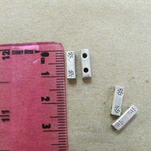 Hill Tribe Silver 2-hole Spacer Bar image 3
