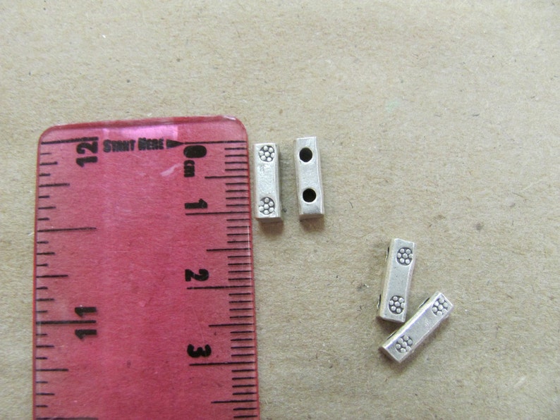 Hill Tribe Silver 2-hole Spacer Bar image 3