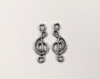 Treble Clef Charm/Link Lot