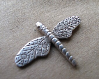 Hill Tribe Silver Dragonfly Bead