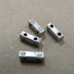 Hill Tribe Silver 2-hole Spacer Bar image 2