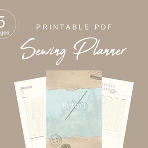 Sewing Planner Printable PDF - UK A4 & US Letter- Journal - Sewing Business Planner