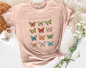 Butterfly Lover Graphic T-shirt for Women (S-2XL)