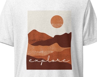 Explore T-shirt, Desert T-shirt, Boho T-Shirt, Mountains T-shirt, Adventure T-shirt (S-2XL)