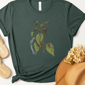 Stinging Nettle Herbal T-shirt, Herbalism T-shirt, Herbalist T-shirt, Herb T-shirt (S-3XL)