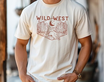 Wild West T-shirt, Cowboy T-shirt, Cowgirl T-shirt, Western T-shirt, Rodeo T-shirt, Boho T-shirt (S-2XL)