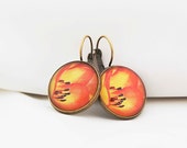 Flowers In Bloom Photography Earrings