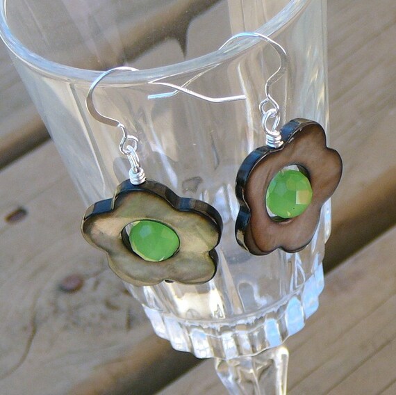 Those Little Black Earrings With A Touch of Green, Earrings - Etsy Those Little Black Earrings With A Touch of Green, Earrings - Etsy