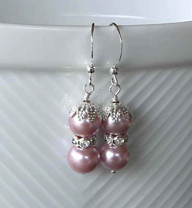 Orecchini Da Damigella D'onore In Argento 925 Con Zirconi Cubici - Foto 5