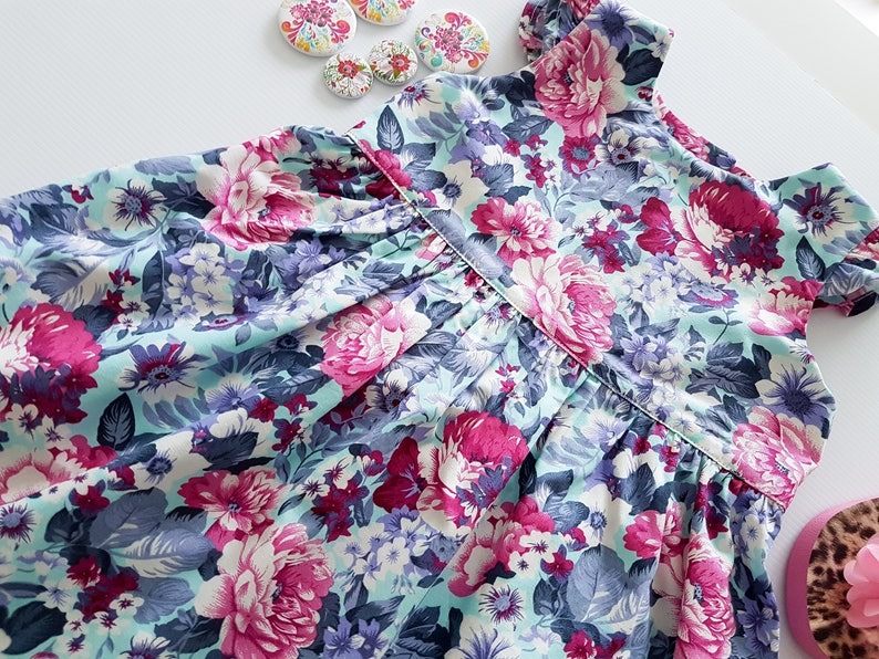 Girls Floral Dress, Party Dress, Flower Dress, Toddler Dress image 4