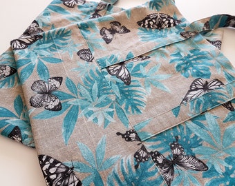 Butterfly Tote Bag, Canvas Tote Bag, Tote Bag, Shopping Bag, Butterfly Bag, Library Bag