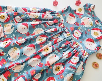 Christmas Girls Dress, Holiday Dress, Christmas Dress