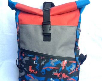 Rolltop Backpak Camo