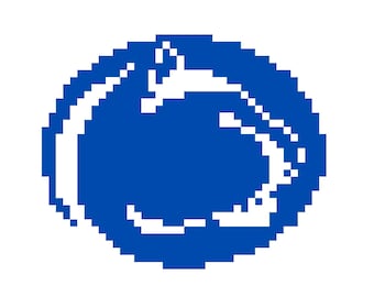 Padrão para cobertor de malha grossa Nittany Lion Penn State