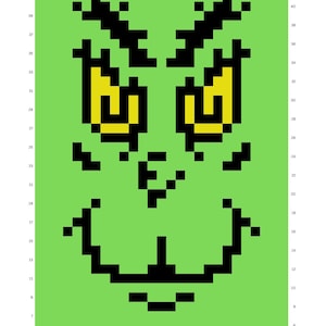 Pattern for Chunky Knit Blanket/ Grinch