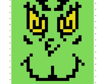 Pattern for Chunky Knit Blanket/ Grinch