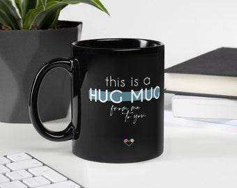 HUG MUG / Black Glossy Mug