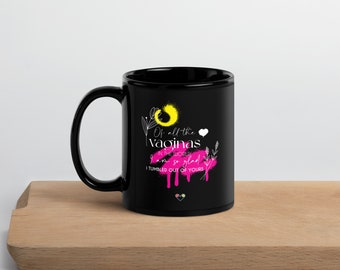 Mothers Day Black Glossy Mug