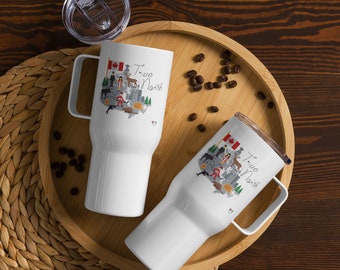 True North / Canada Day Travel mug with a handle