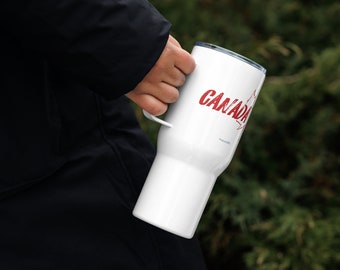 Canada Day Travel mug with a handle