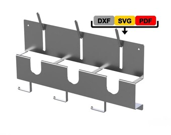 Angle Grinder Holder Cut Files Wall Mount Grinder Hanger DXF Plasma Cut File 125mm