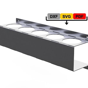 5 verschillende soorten aerozolem op de huid met een spray DXF SVG op een witte achtergrond 75 mm