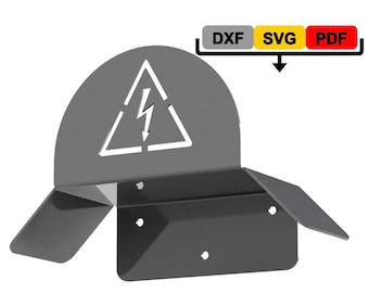 Extension cord Holder Cut Files Wall Mount Hanger DXF SVG Plasma Laser Cut File
