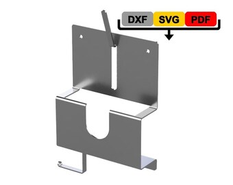 Uchwyt szlifierki kątowej Pliki cięte Wieszak na szlifierkę DXF SVG Plik wycinany laserem plazmowym 125 mm