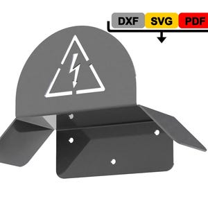 延長コードホルダーカットファイル壁掛けハンガーDXF SVGプラズマレーザーカットファイル